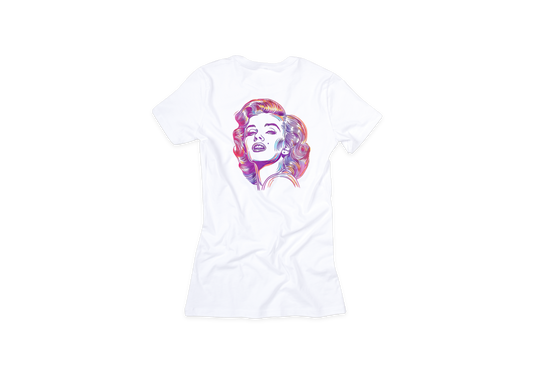 Women's Premium Roundneck T-shirt - Retro Marylin