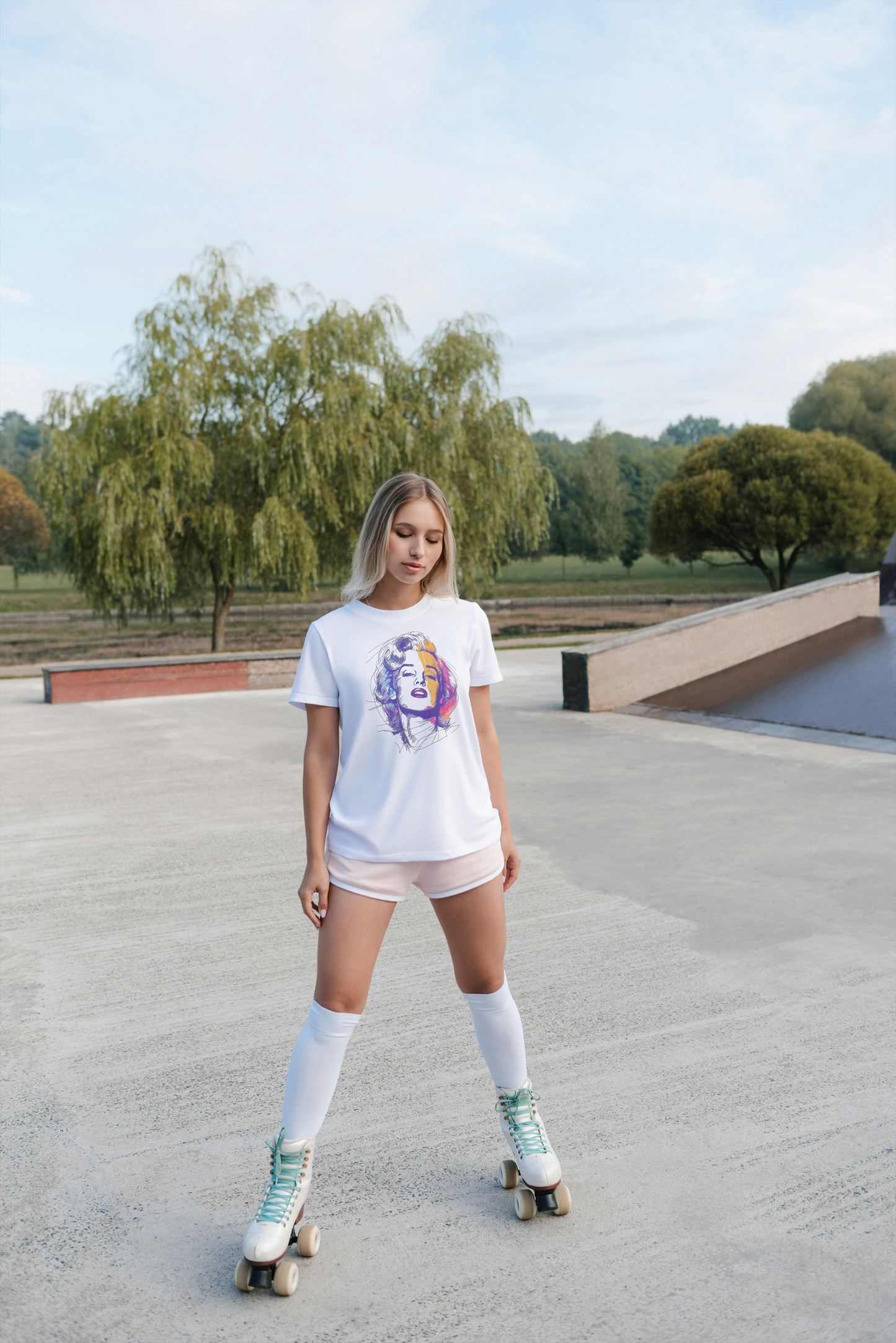 Women's Premium Roundneck T-shirt - Marylin