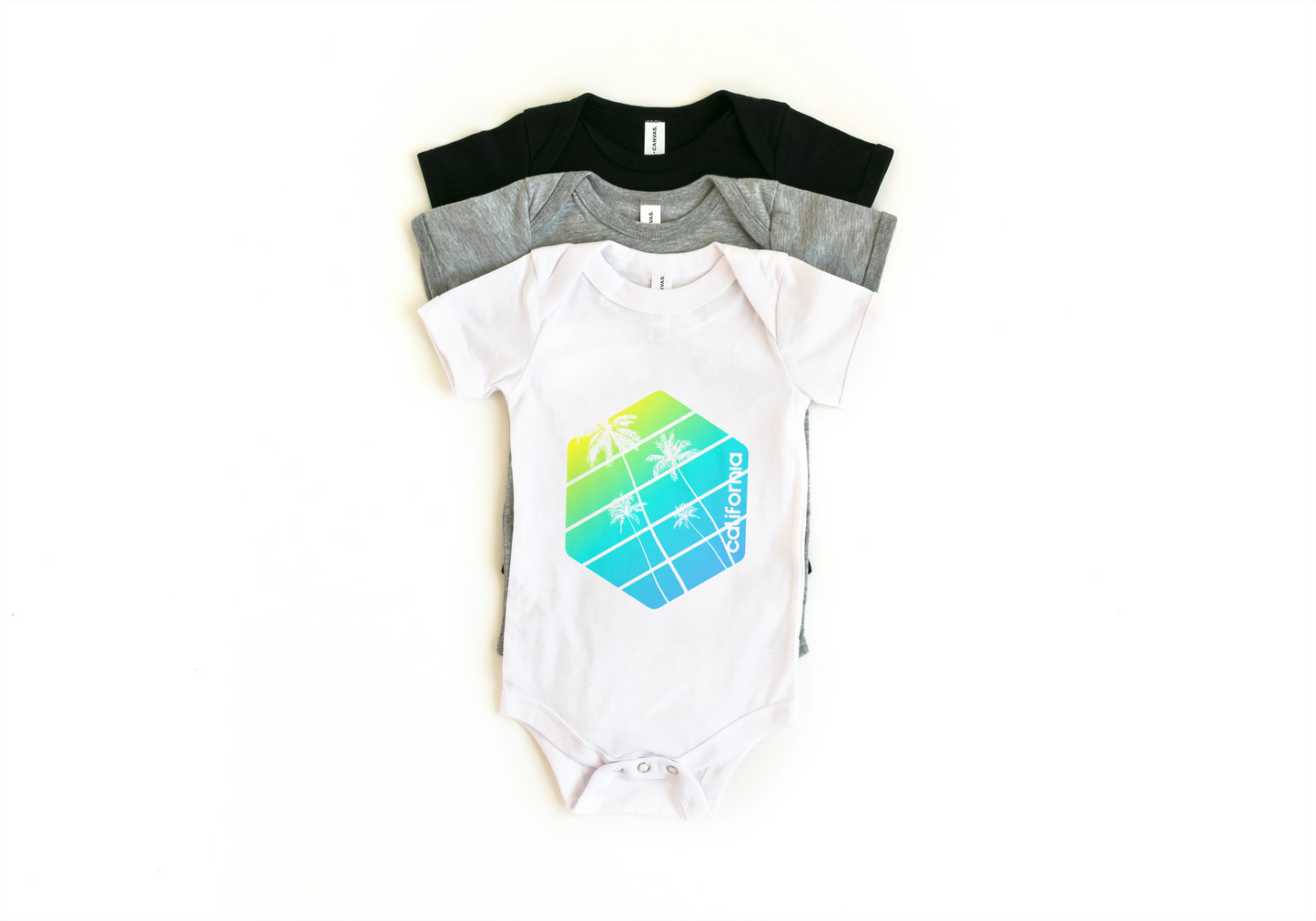 Premium Kurzarm-Babytrikot – Kalifornien