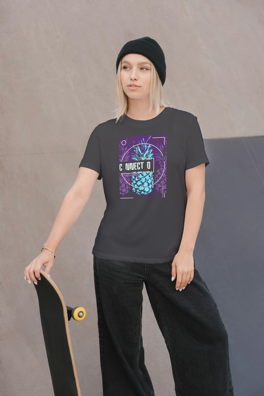 Women's Premium Roundneck T-shirt - Connected