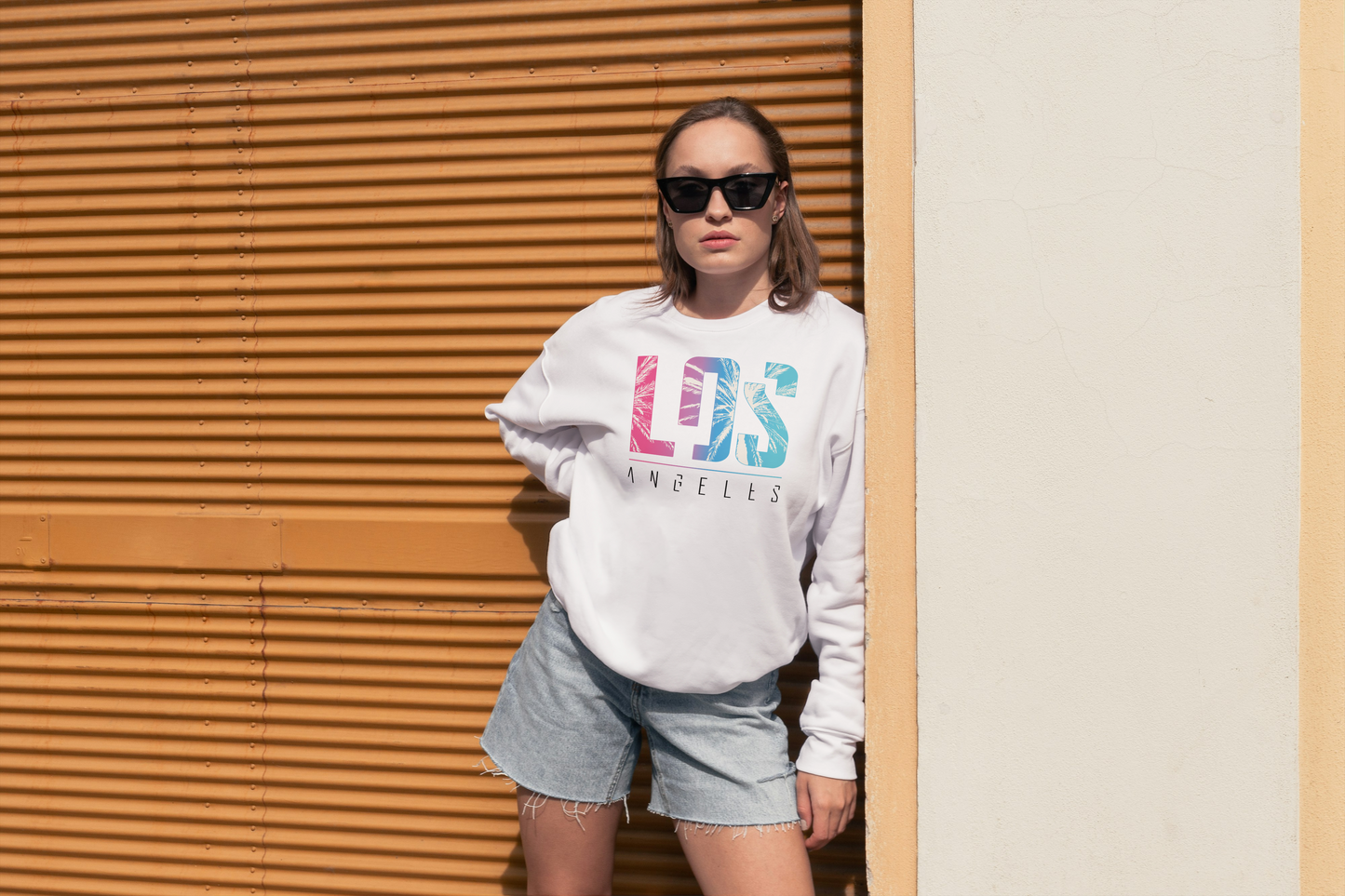 Women's Premium Crewneck - Los Angeles