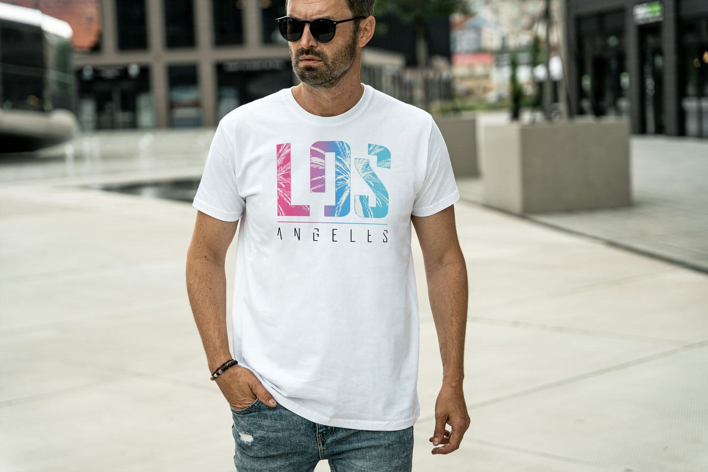 Premium Roundneck T-shirt - Los Angeles