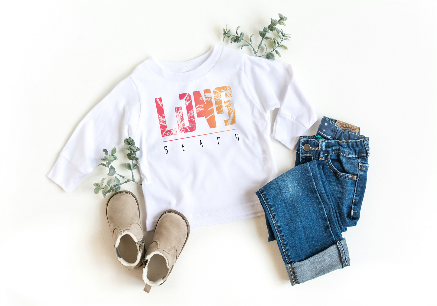 Kids Premium Crewneck - Long Beach