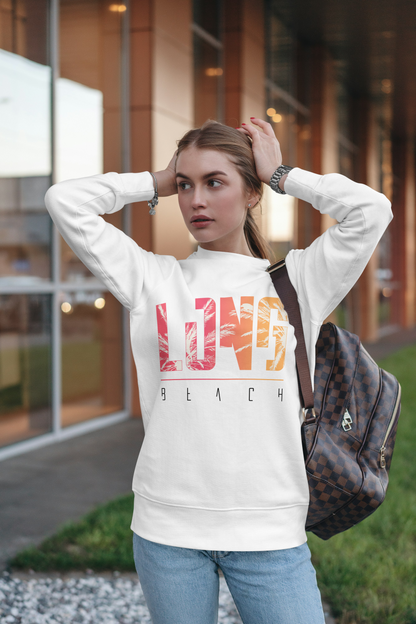 Women's Premium Crewneck - Long Beach