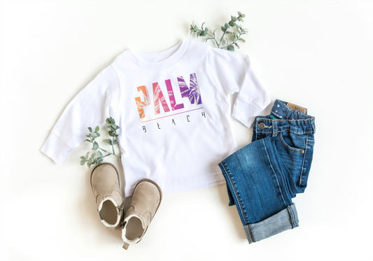 Kids Premium Crewneck - Palm Beach