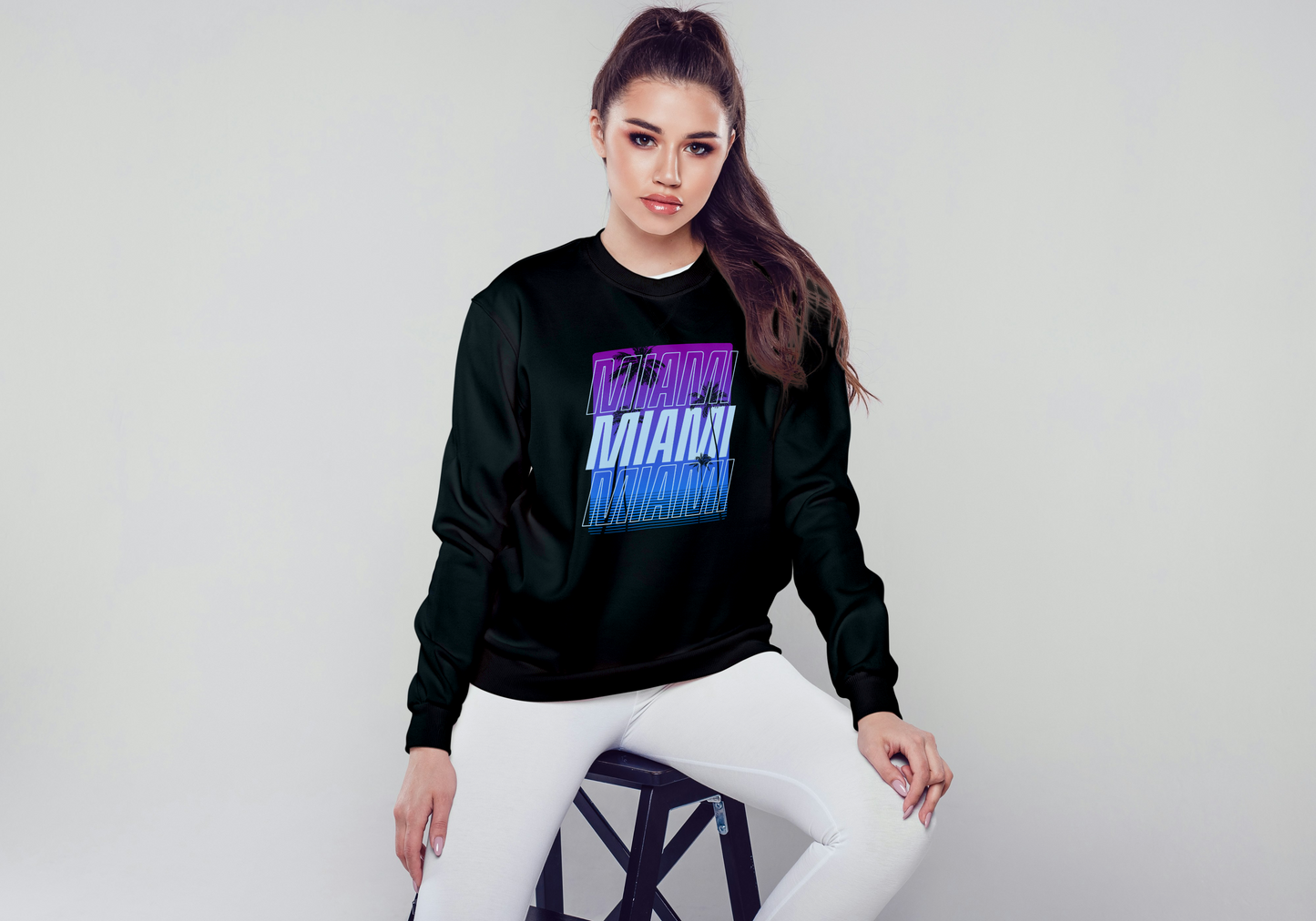 Women's Premium Crewneck - Miami